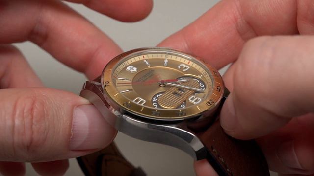 (4K) VICTORINOX SWISS ARMY CHRONO CLASSIC MEN'S WATCH REVIEW MODEL: 241617