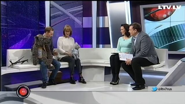 В студии актёры Латвийского театра кукол Александр Ионов и Лилия Суна смотреть онлайн