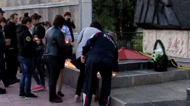 22 июня 4 часа утра акция "СВЕЧА ПАМЯТИ" Шимановск смотреть онлайн