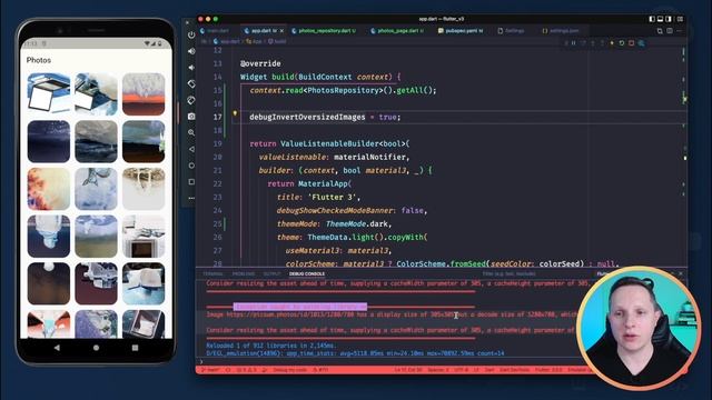 Cache de Imagens no Flutter! Performance, Memória e CPU no Flutter em Images смотреть онлайн