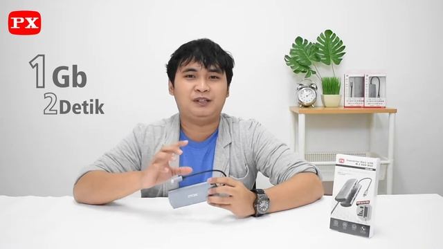 USB Type C Converter Macbook Terbaik 2021 6 + SSD In 1 PX UCH-100 смотреть онлайн