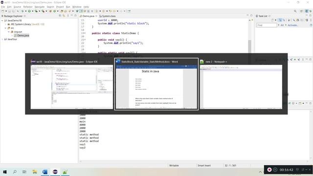 Static Keyword Concept in Java - Static Variable, static method, static block,static class смотреть онлайн