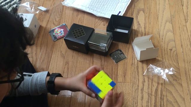 GAN 354 M V2 + Valk 4 M + More Unboxing! (Speedcubeshop.com) смотреть онлайн