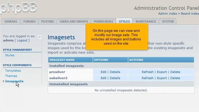 PHPBB3 - Managing forum styles in phpBB смотреть онлайн