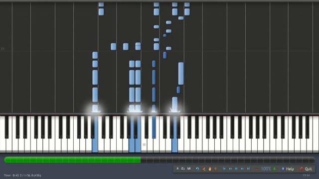 Synthesia Петерсбурский-Утомлённое солнце (Расставание) смотреть онлайн