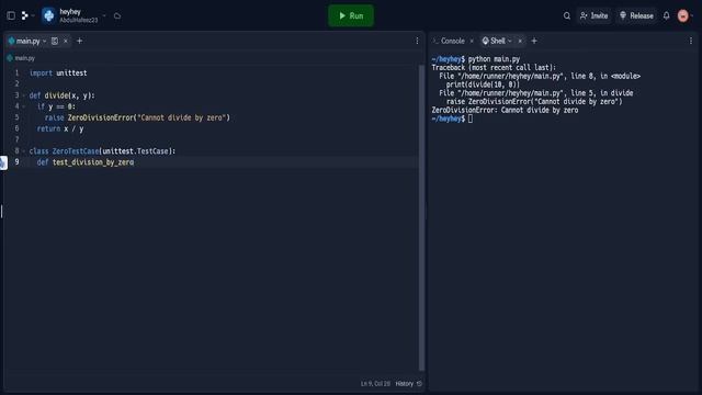 Unit Testing for ZeroDivisionError | Hindi | Urdu смотреть онлайн