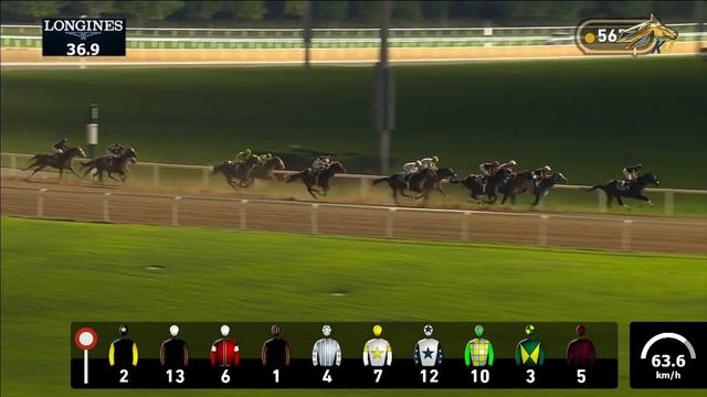 Скачки. DUBAWI STAKES. Победа Туза. смотреть онлайн