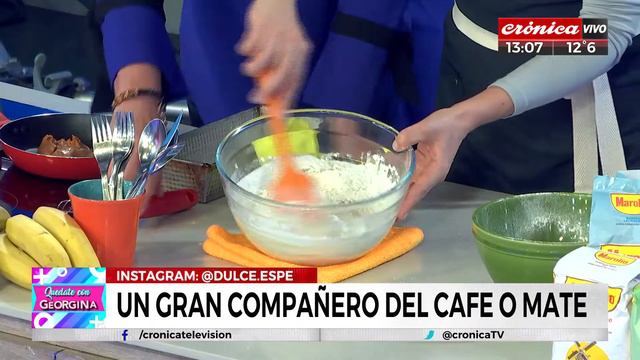 Quedate con Georgina 12/6. Cocinamos budín de banana смотреть онлайн