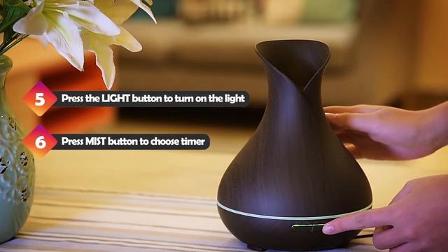 VicTsing 400ml Aromatherapy Essential Oil Diffuser