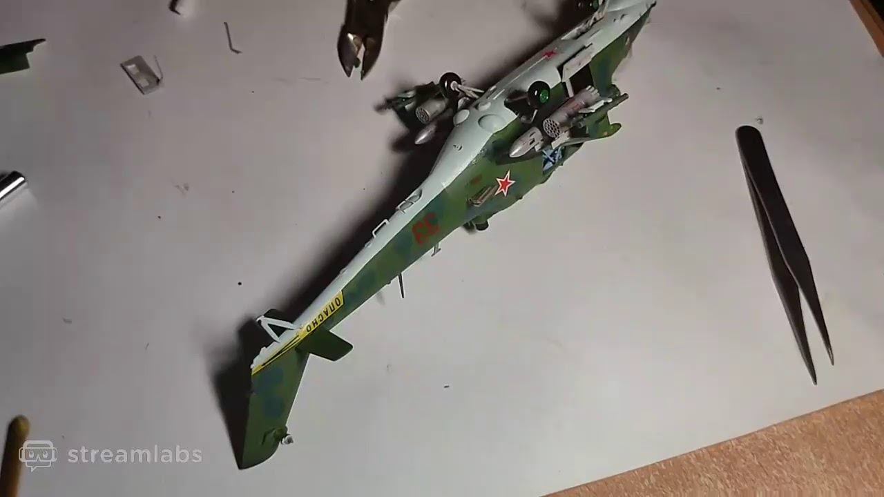 Сборка моделей ZVEZDA. МИ-24В/ВП