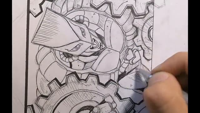 РИСОВАНИЕ ЗА ВАРДО (JJBA) | DRAWING ZA WARUDO JOJO (SPEED DRAWING) смотреть онлайн
