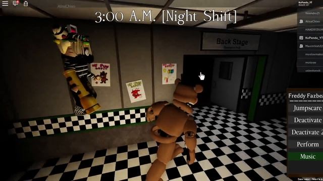 Я АНИМАТРОНИК ФНАФ - 5 НОЧЕЙ ФРЕДДИ В РОБЛОКС | Roblox FNAF RP Simulator смотреть онлайн