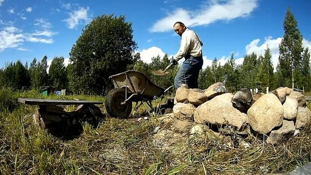 Как Кострище Сделать Своими Руками - Жизнь в Деревне смотреть онлайн
