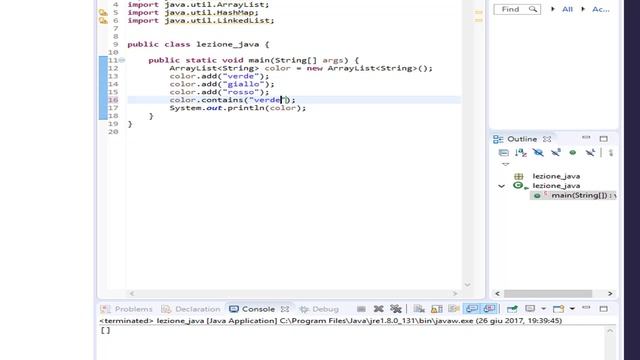 Gestire ArrayList-LinkedList-HashMap ~ Lezione Java 10 смотреть онлайн