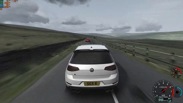 Assetto Corsa - Volkswagen Golf MK7.5R Pops and Bang | LOGITECH G920 смотреть онлайн