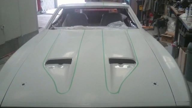 Painting of Ford Mustang Mach 1 1971 смотреть онлайн