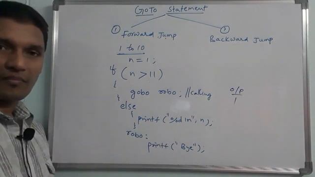 Goto Statement in C language with example program | C Programming | By Sudhakar Bogam | telugu смотреть онлайн