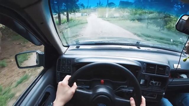 POV driving Ford Sierra 91 MK3 смотреть онлайн