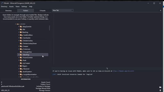 How to Use Fmodel With .PAK Files From Minecraft Dungeons смотреть онлайн