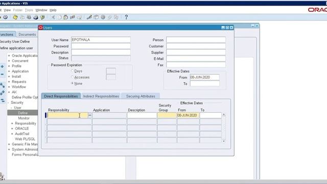 New User Creation with Tables in Oracle ERP Application R12 | Emmy - Tech World смотреть онлайн