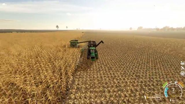 Harvest completed! Courseplay Land option saves the day on the MN Millennial Farmer map! смотреть онлайн
