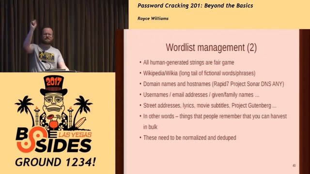 G1234! - Password Cracking 201: Beyond the Basics - Royce Williams смотреть онлайн