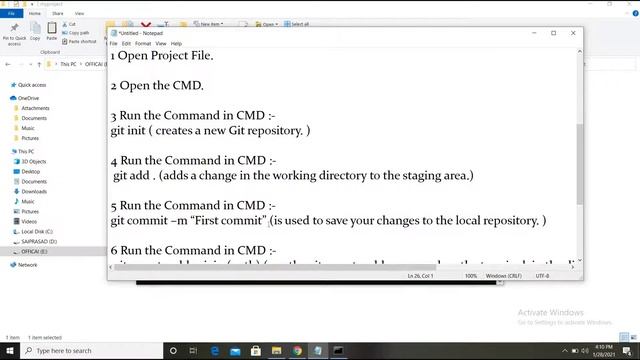 How to upload code on Github | How to upload project on Github | The ACX смотреть онлайн