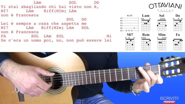 Non è Francesca - Lucio Battisti - Chitarra - Fingerstyle смотреть онлайн