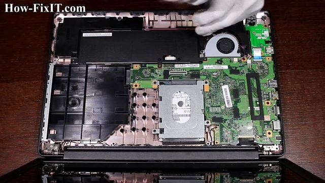 Asus R515 disassembly and battery replace, как разобрать и поменять батарею ноутбука смотреть онлайн