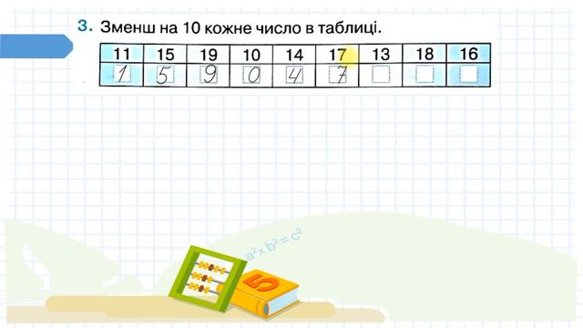Віднімання виду 17 10,17 7 смотреть онлайн