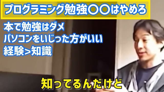 【ひろゆき】絶対やってはいけないダメなプログラミング勉強法2選　【Java プログラミング　プログラマー　IT エンジニア　Web3.0 ウェブ3 MacBook 入門　 初心者　Python 】 смотреть онлайн