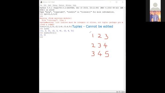 Python Session 2 - APPLICATIONS OF PYTHON, LOOPS, LISTS, TUPLES - ERIC KDU смотреть онлайн