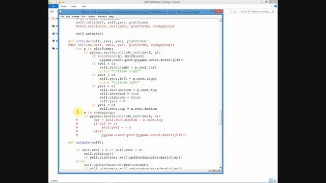 2D Platformer with Pygame - Coding Tutorial - Part 4 смотреть онлайн