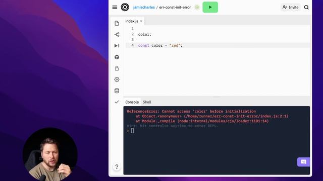 How to fix "Uncaught ReferenceError: Cannot access x before initialization" - Ep 10 смотреть онлайн