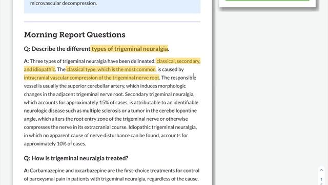 Невралгия тройничного нерва. #article