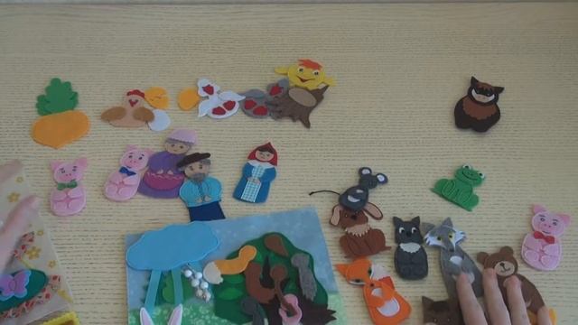 Развивающая книжка Сказки (Две страницы и герои)