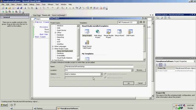 Create Setup .exe For VB NET Project in vs 2008 смотреть онлайн