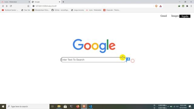 Making A Google Page Using HTML And CSS.|||| смотреть онлайн