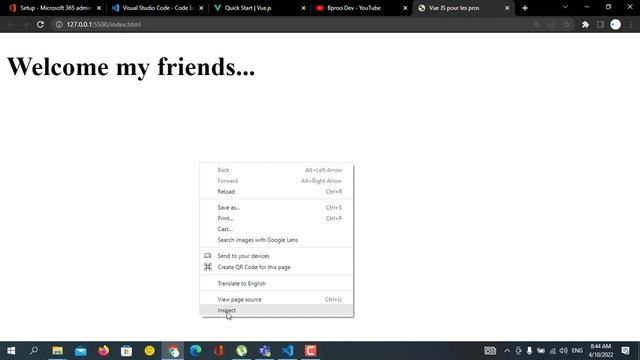 Vue js Pour les Débutants : #2 - Creer sa première application vue js смотреть онлайн