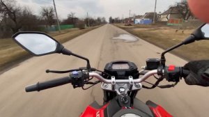 Выехал на мотоцикле LONCIN CR-4