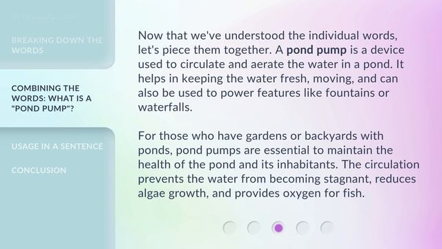 Understanding the Phrases: "Pond Pump" смотреть онлайн