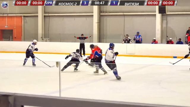 09.07.2023, ХК "КОСМОС-2" - ХК "ВИТЯЗИ" (ADRENALINE SUPER CUP, Группа В) смотреть онлайн