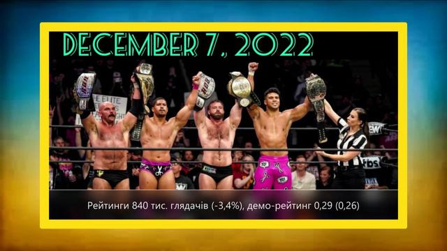 Рейтинги щотижневиків WWE та AEW. Грудень 2022 /// Підсумки 2022 року смотреть онлайн