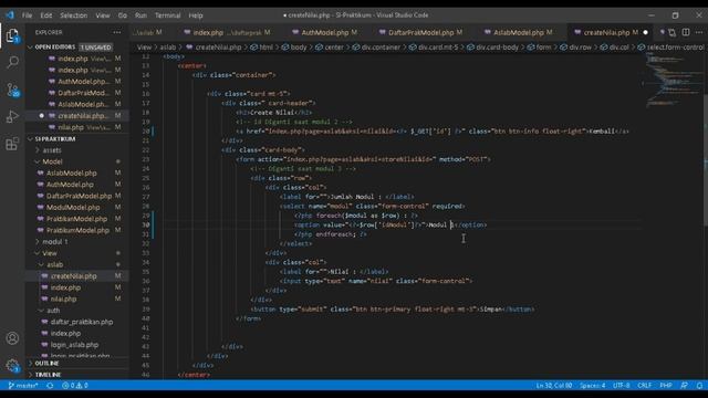 [MODUL 3]8.1.9. Ubah file dalam folder View/aslab смотреть онлайн