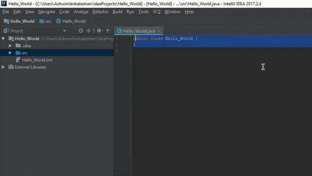Java Programming 101 - Setting up Intellij and Hello World code смотреть онлайн