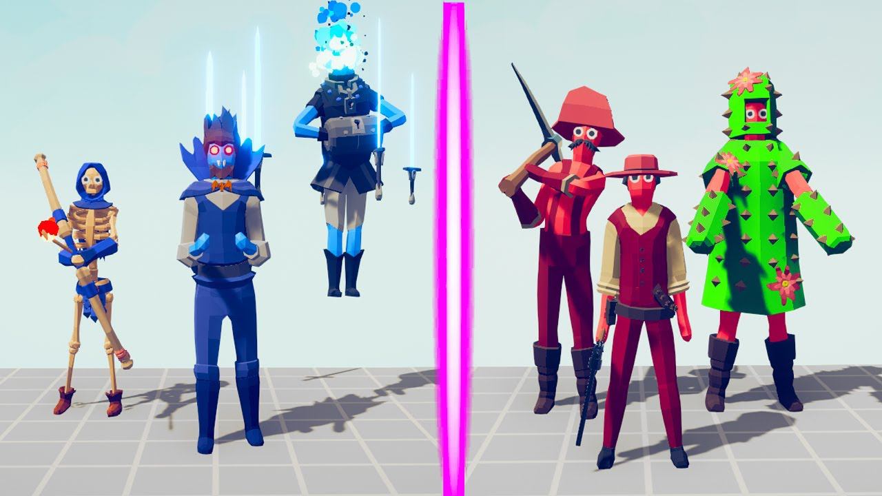 WILD WEST TEAM vs SPOOKY TEAM | TABS - Totally Accurate Battle Simulator смотреть онлайн