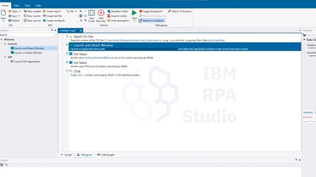 Creating low-code bots for highly repetitive tasks in IBM RPA Studio смотреть онлайн