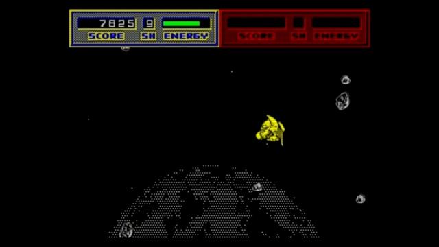 Обзор игры Blasteroids на ZX Spectrum