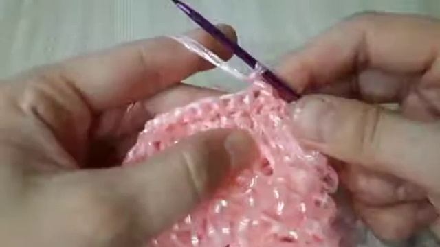 Мочалка крючком в форме сердца смотреть онлайн