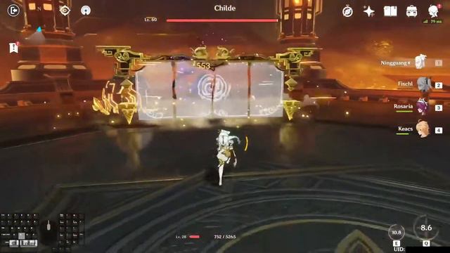 I Beat Childe Underpowered and Without Food | Genshin Impact смотреть онлайн